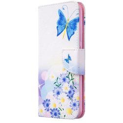 Mobigear Design Huawei P40 Lite E Cover a libro portafoglio - Butterfly