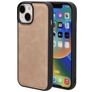 Mobiparts Classic iPhone 14 MagSafe TPU / Konstläder Skal - Moonstone Beige