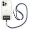 Mobigear Lanyard Cordão para telemóvel universal ajustável - Preto / Branco / Verde