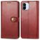 Mobigear Snap Button Xiaomi Redmi A1 4G Cover a libro portafoglio - Rosso