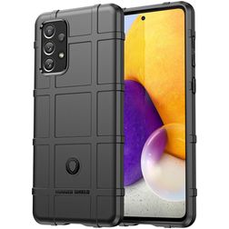 Mobigear Rugged Shield Samsung Galaxy A73 Flexibel TPU Skal Stötsäkert - Svart