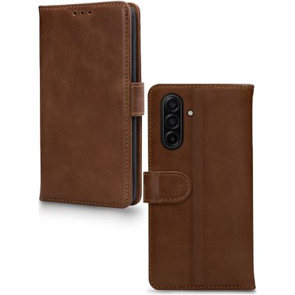 Mobilize Wallet Samsung Galaxy A17 Genuine Leather Wallet case - Brown