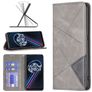 Mobigear Rhombus Slim Realme 9 Pro Plus Capa livro - Cinzento