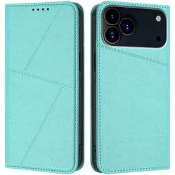 Mobigear Frosted Flip iPhone 17 Pro Max Capa livro Carteira - Azul