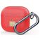Mobigear Luxury Funda Silicona flexible para Apple AirPods 3 - Rojo
