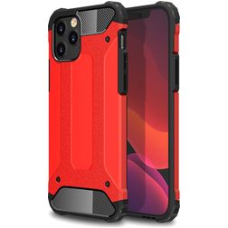 Mobigear Outdoor iPhone 12 Pro Max Kova Suojakuori Iskunkestävä - Punainen