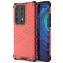 Mobigear Honeycomb Huawei P40 Pro Plus Tvrdý plast Zadní kryt odolný proti nárazům - Červená