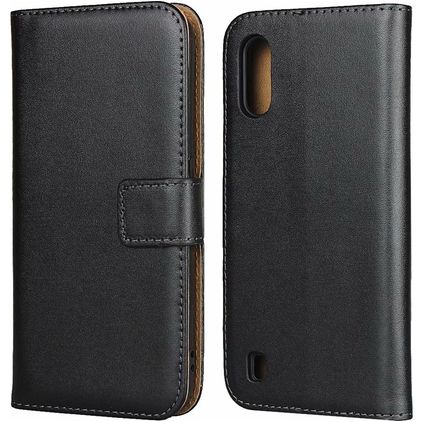 Mobigear Business Samsung Galaxy A01 Wallet case - Black