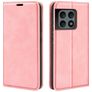 Mobigear Retro Slim OnePlus 10 Pro Pungetui med Seddelrum - Lyserød