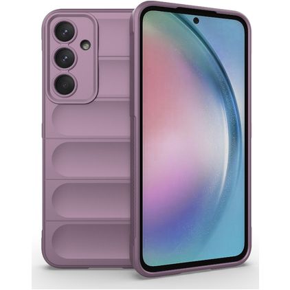Mobigear Bumpy Samsung Galaxy A55 TPU flessibile Back cover - Viola