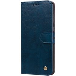 Mobigear Wallet Samsung Galaxy A9 (2018) Lompakkokotelo + Setelitasku - Sininen