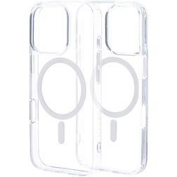 Mobiparts Hardcover Clear iPhone 16 Pro MagSafe Hard Case Back cover - Clear