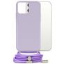 Mobilize Lanyard Gelly iPhone 13 Pro Max Flexible TPU Case with lanyard - Pastel Purple