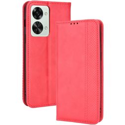 Mobigear Sensation OnePlus Nord 2T 5G Funda tipo libro Cartera - Rojo