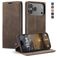 CaseMe 013 iPhone 18 Pro Funda tipo libro Cartera - Coffee