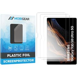 Mobigear Samsung Galaxy Tab S8 Ultra Skærmbeskytter Folie - Case Friendly (3-pak)