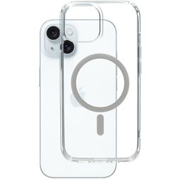Mobiparts Hardcover Trasparente iPhone 15 MagSafe Hardcase Back cover - Trasparente