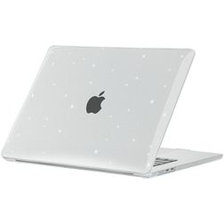 Mobigear Sparkle MacBook Air 15 palců (2023-2026) Pevný skořepinový kryt na MacBook - Průhledná - Model A2941 / A3114 / A3241 / A3448