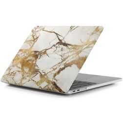 Mobigear Marble MacBook Pro 14 pollici (2021-2026) Cover rigida per MacBook - Marrone - Modello A2442 / A2779 / A2918 / A2992 / A3401 / A3112 / A3434 / A3427 / A3426