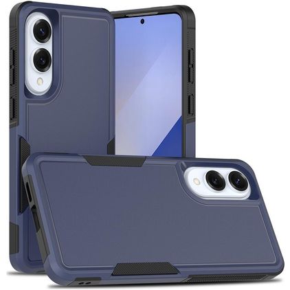 Mobigear Heavy Armor Samsung Galaxy S25 Edge Funda Plástico rígido Carcasa Antigolpes - Azul oscuro