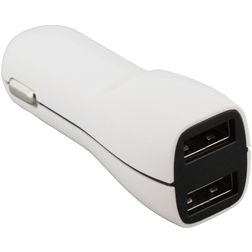 Xccess Dual USB Car Charger 2.1A - White
