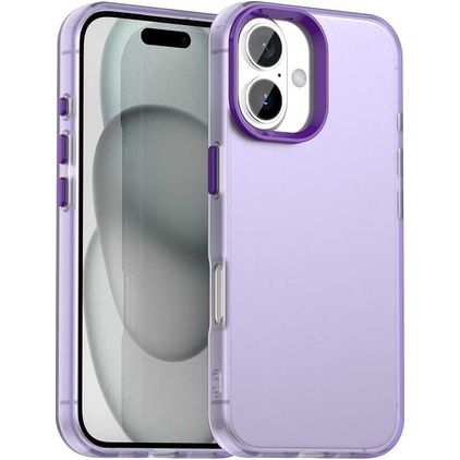Mobigear Crystal iPhone 18 Fodral Hårdplast Skal - Lila