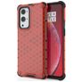Mobigear Honeycomb OnePlus 9 Pro Hard Case Back cover Shockproof - Red