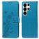 Mobigear Flowers Samsung Galaxy S26 Ultra Funda tipo libro Cartera - Azul