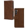 Mobilize Wallet Samsung Galaxy A24 Äkta läder Plånboksfodral med sedelfack - Brun