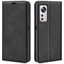 Mobigear Retro Slim Xiaomi 12 Pro Pungetui med Seddelrum - Sort