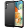 Mobigear Brushed Slim Samsung Galaxy A14 Fleksibel TPU Bagsidecover - Sort