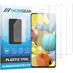 Mobigear Samsung Galaxy A51 Protezione schermo in pellicola - Compatibile con le cover (confezione da 3)