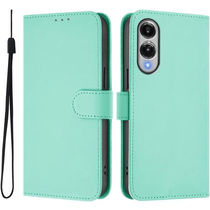 Mobigear Urban Wallet Samsung Galaxy S25 Edge Lompakkokotelo + Setelitasku - Vihreä