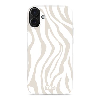 MIO iPhone 16 MagSafe Hårdt Bagsidecover - Sandy Zebra