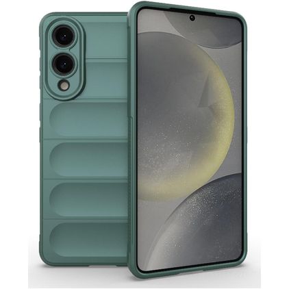 Mobigear Bumpy Samsung Galaxy S25 Edge Flexibel TPU Skal - Grön