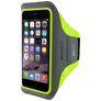 Mobiparts Comfort Fit Mobilhållare för löpning Neopren Sportfodral Sportarmband (max 16 cm x 8 cm) - Neon Green