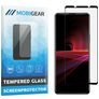 Mobigear Premium Sony Xperia 1 III Glas Skærmbeskytter - Case Friendly - Sort