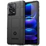 Mobigear Rugged Shield POCO X5 TPU flexível Capa traseira Antichoque - Preto