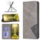 Mobigear Rhombus Slim Realme GT Neo 3 Capa livro - Cinzento