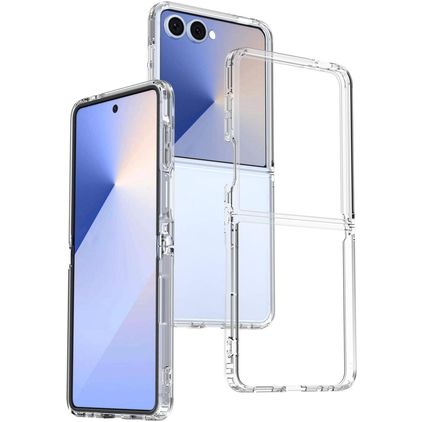 Mobigear Crystal Transparent Samsung Galaxy Z Flip 8 Fodral Hårdplast Skal - Transparent