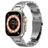 Mobigear Amsterdam Correa Acero inoxidable Cierre de mariposa para Apple Watch - 49/46/45/44 mm - Plateado