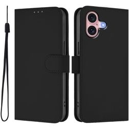 Mobigear Urban Wallet iPhone 16 Pungetui med Seddelrum - Sort