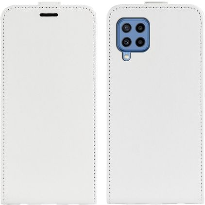 Mobigear Samsung Galaxy M22 Flipfodral - Vit