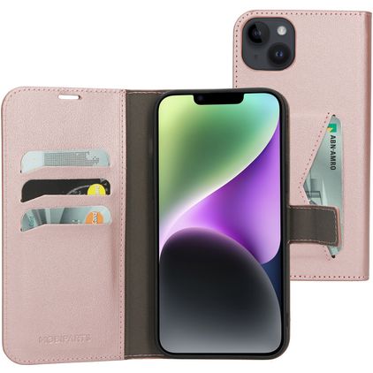 Mobiparts Classic Wallet iPhone 14 Plus Wallet case - Pink