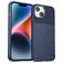 Mobigear Groove iPhone 15 Plus TPU flexível Capa traseira - Azul