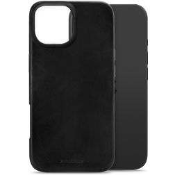 Mobilize Premium iPhone 17 MagSafe Ægte læder Bagsidecover - Sort