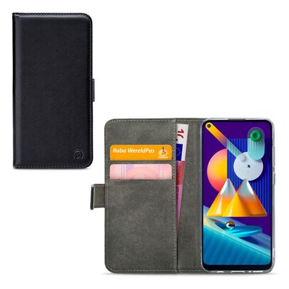 Mobilize Classic Gelly Wallet Samsung Galaxy M11 Cover a libro portafoglio - Nero