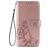 Mobigear Clover Samsung Galaxy A21s Cover a libro portafoglio - Oro rosa