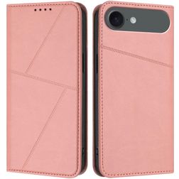 Mobigear Frosted Flip iPhone Air Etui z klapką typu portfel - Różowy