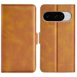 Mobigear Slim Magnet Google Pixel 10 Pro Funda tipo libro Cartera - Coñac